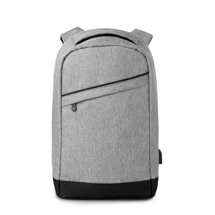 2 tone backpack incl USB plug