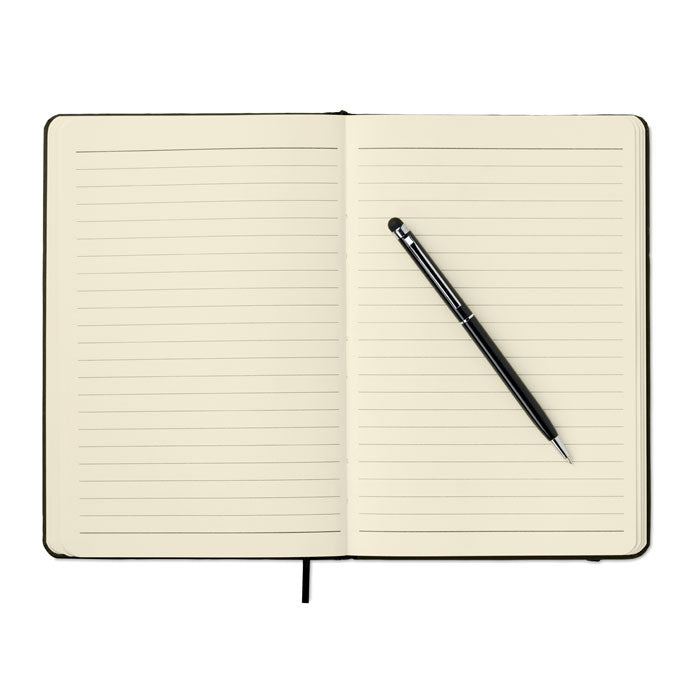 A5 notebook w/stylus 72 lined