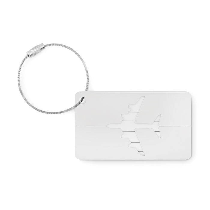 Aluminium luggage tag