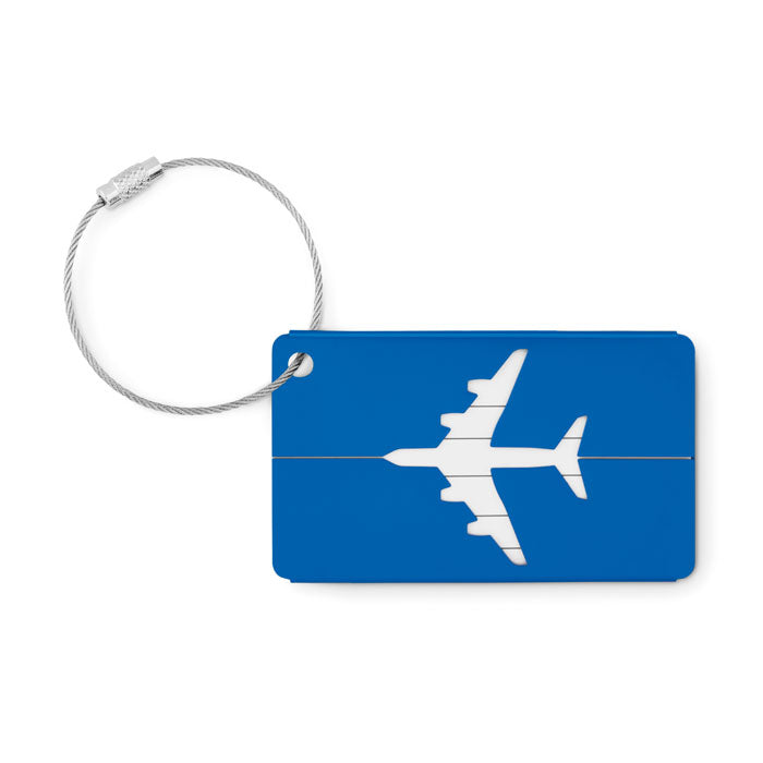 Aluminium luggage tag