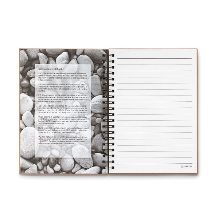 Mineral paper notebook 70 line