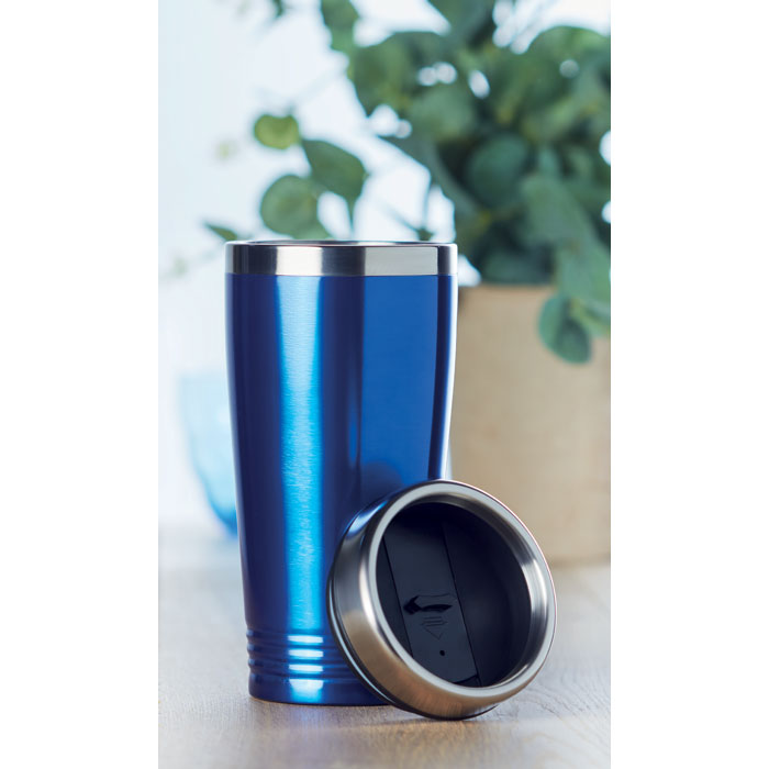 Double wall travel cup