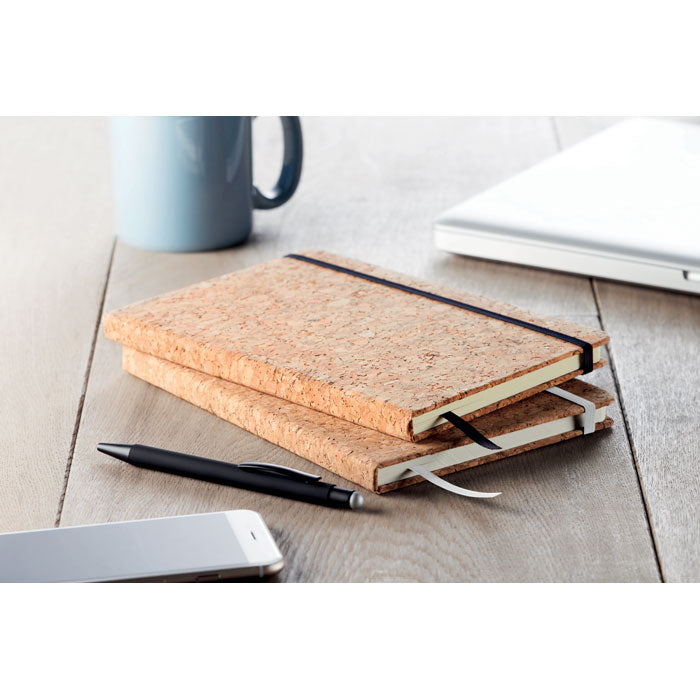 A5 cork notebook 96 lined