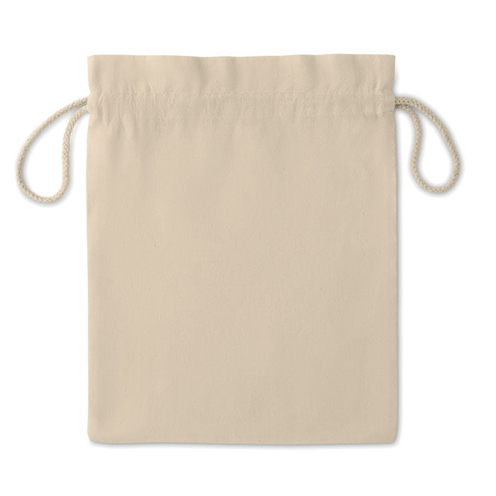 Medium Cotton draw cord bag