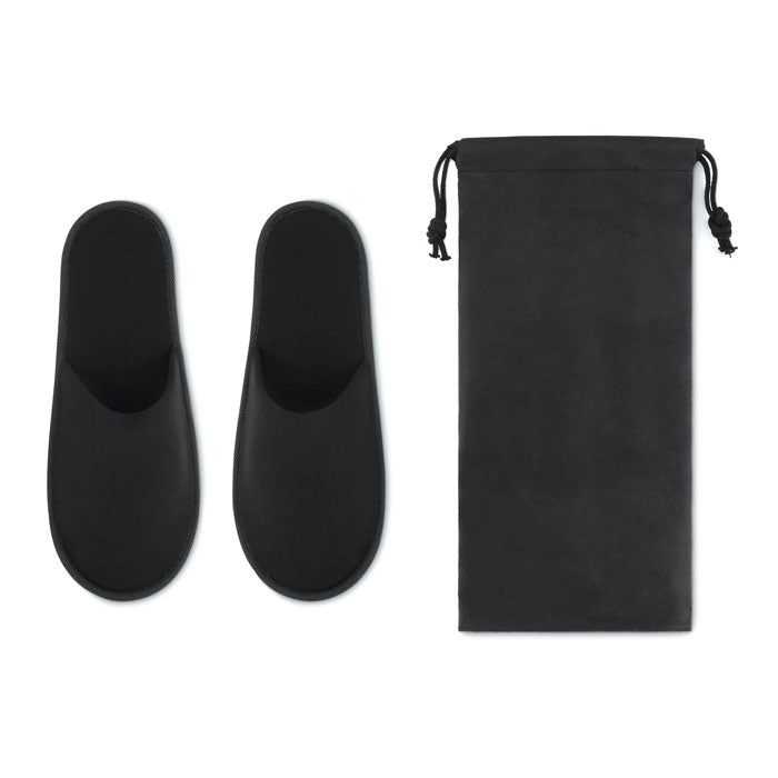 Pair of slippers in pouch