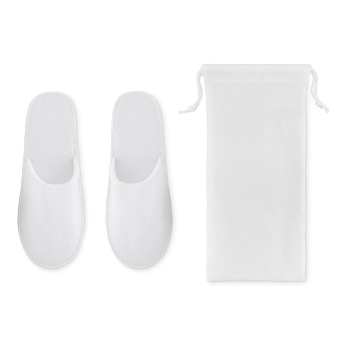 Pair of slippers in pouch