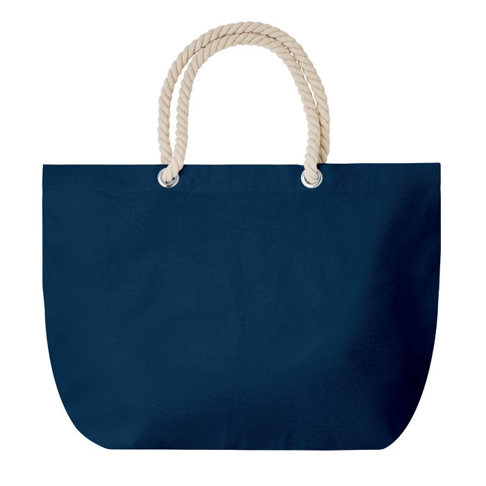 Beach bag with cord handle