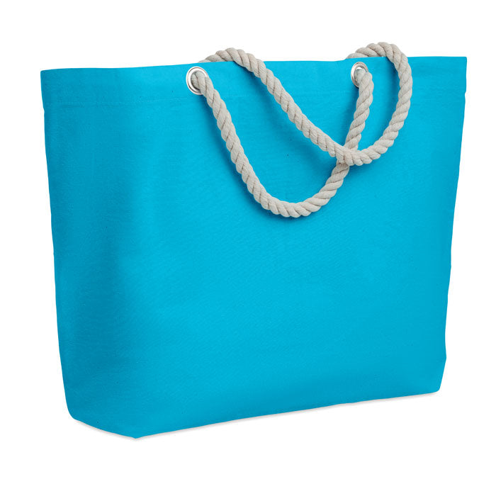 Beach bag with cord handle