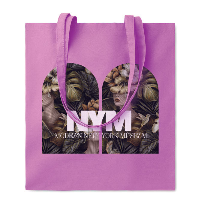 Shopping Bag in Cotton with Long Handles