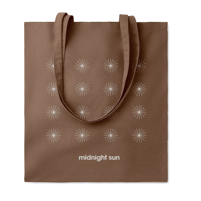 Shopping Bag in Cotton with Long Handles