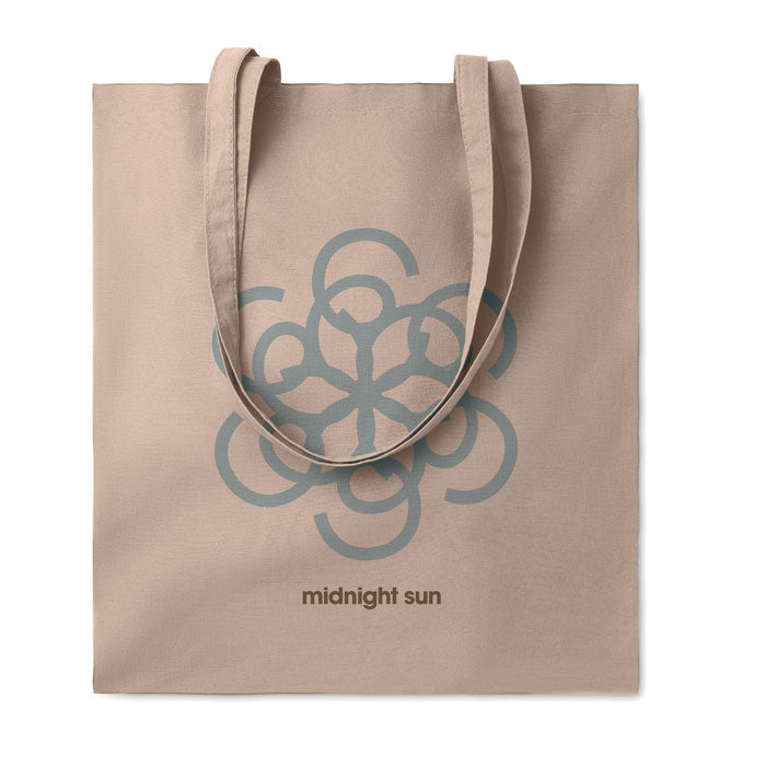 Shopping Bag in Cotton with Long Handles