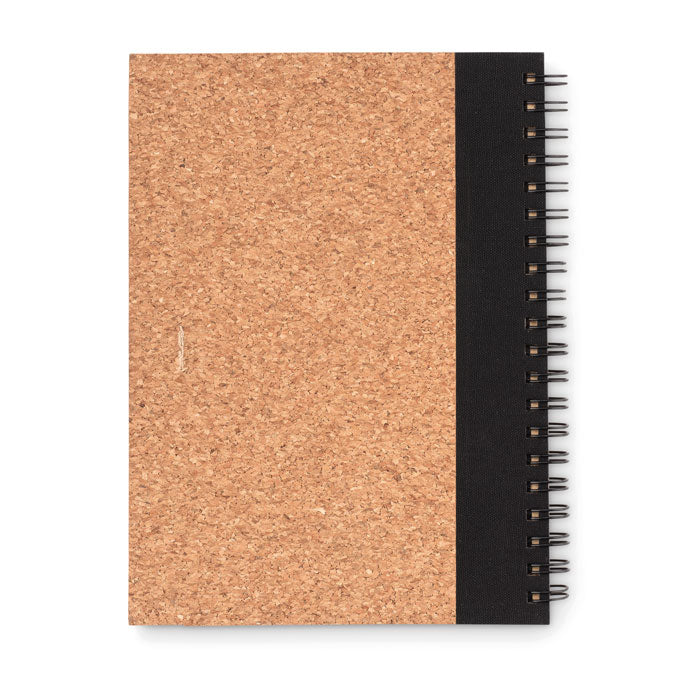 Cork notebook with pen