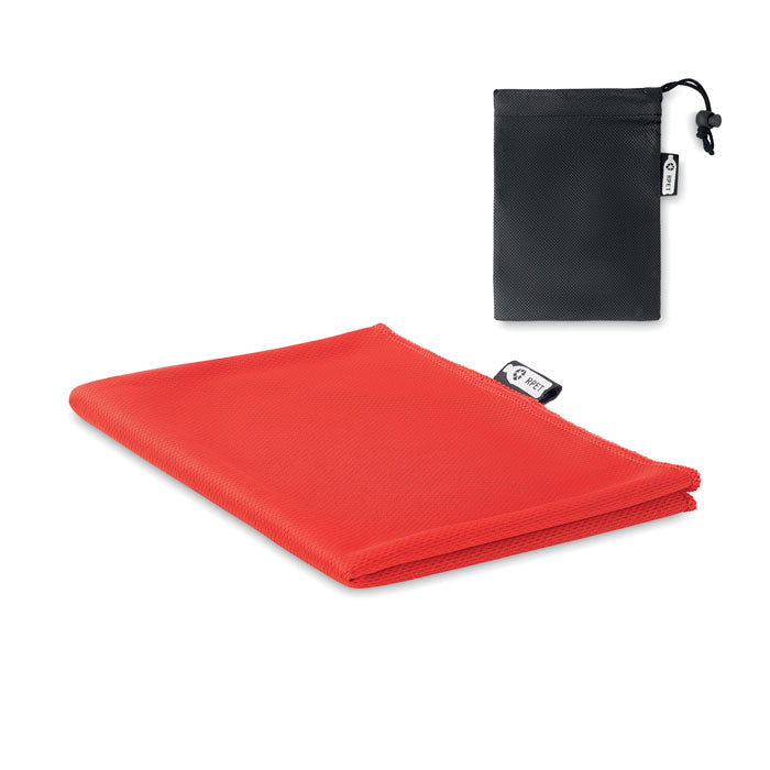 RPET sports towel and pouch