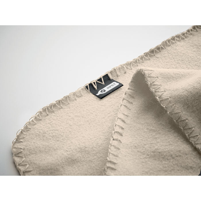 RPET fleece travel blanket