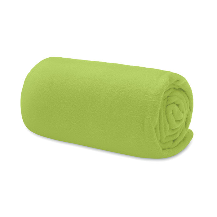 RPET fleece travel blanket