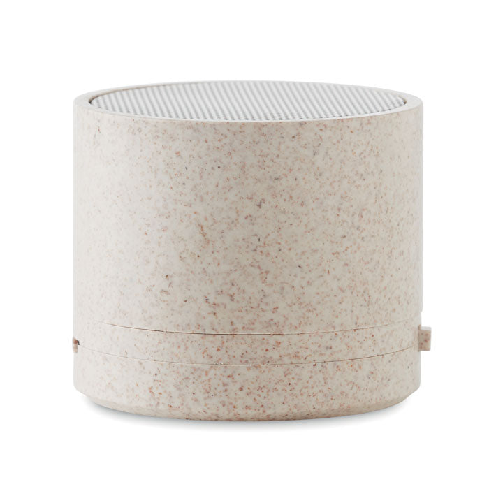 3W speaker in wheat straw/ABS