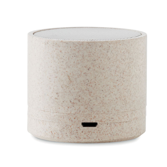 3W Wheat Straw Wireless Speaker