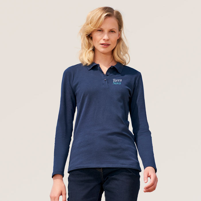 Perfect Women's Long Sleeve Polo Shirt